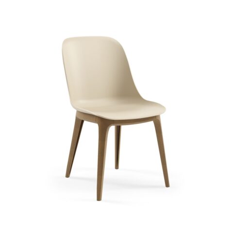 Shell W Beige Chair Fr Medium