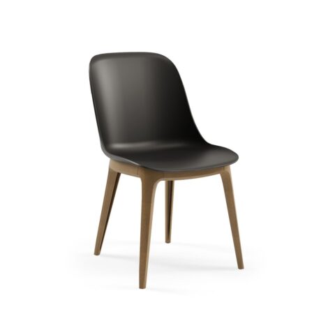 Shell W Black Chair Fr Medium