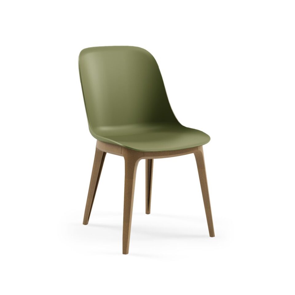 Shell W Khaki Chair Fr Medium