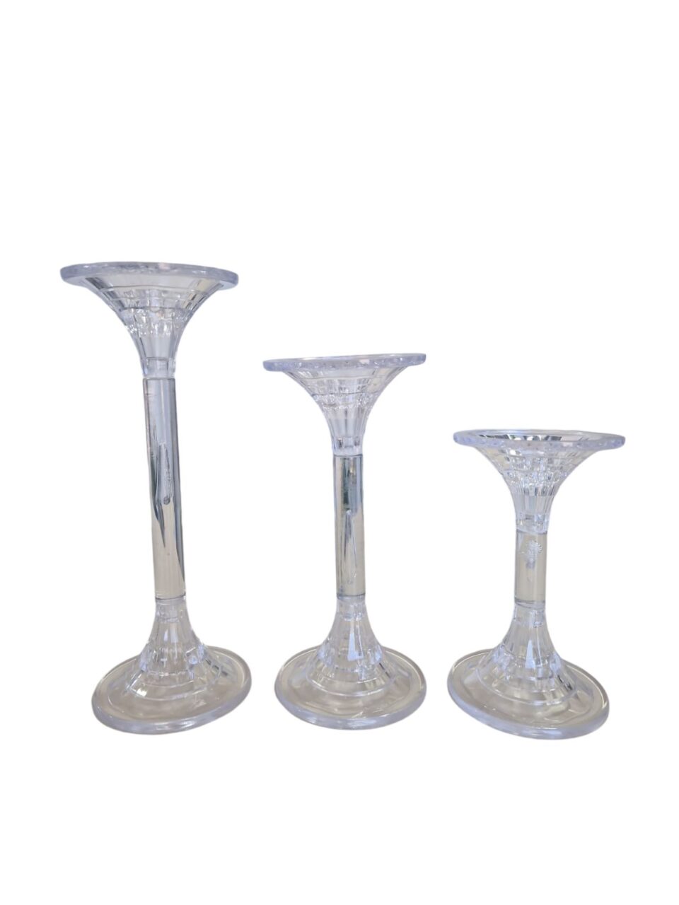 Svecnjak pandora transparent set