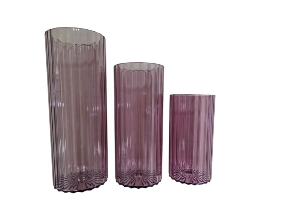 Svecnjak sierra transparent set